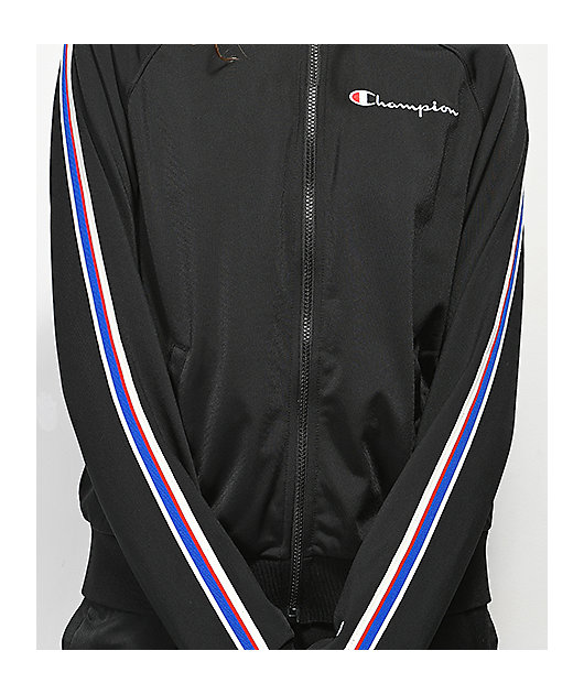 champion side stripe track jacket