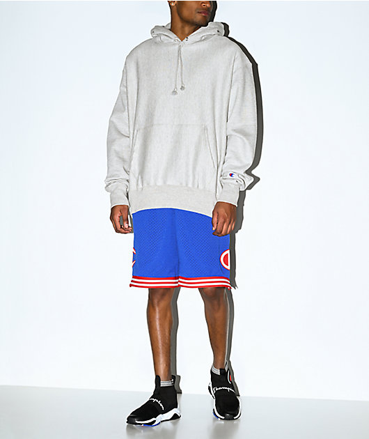 champion sweater and shorts hombres
