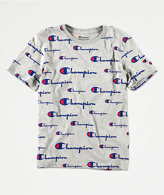 champion t shirt all over