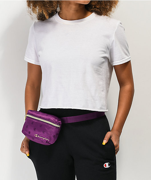 purple champion fanny pack