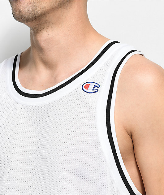 White jersey tank top Clearance