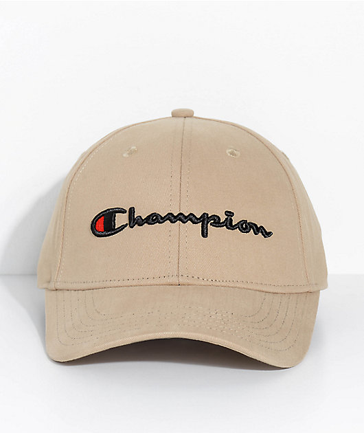 khaki champion hat