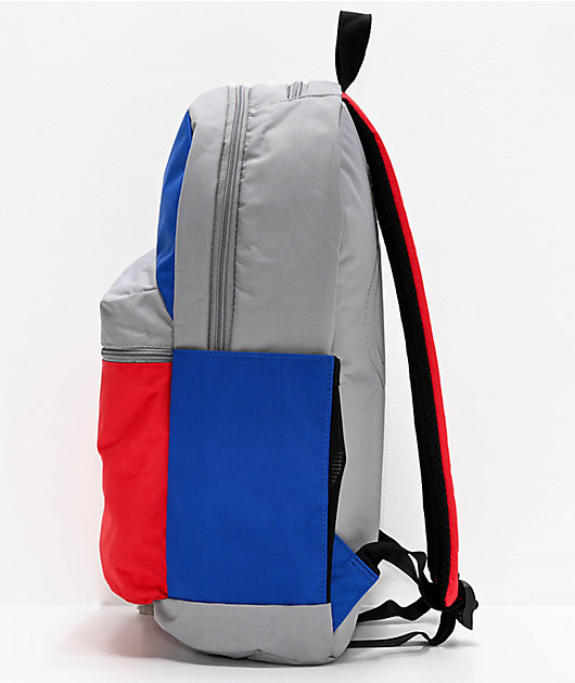 Champion Color Block Grey, Blue & Red Backpack