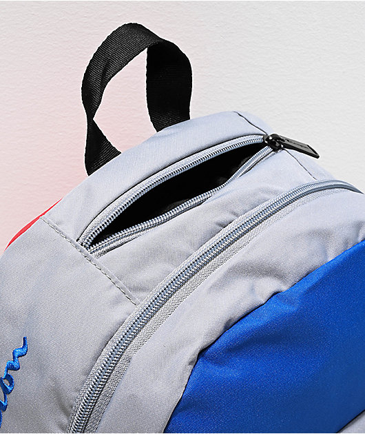 Champion Color Block Grey, Blue & Red Backpack