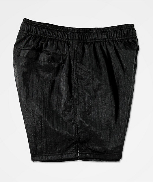 Champion Emblem Black Nylon Shorts