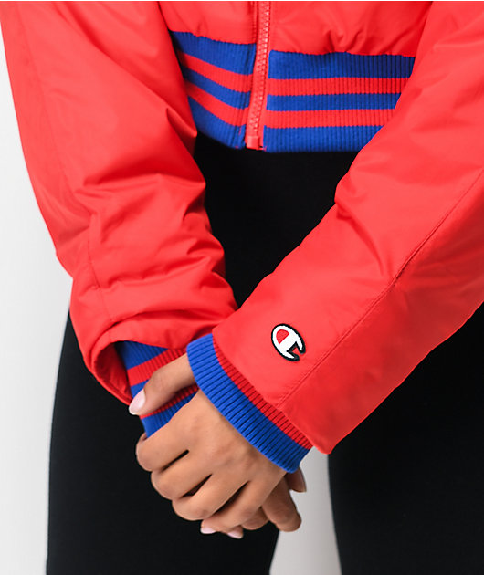 chaqueta roja corta