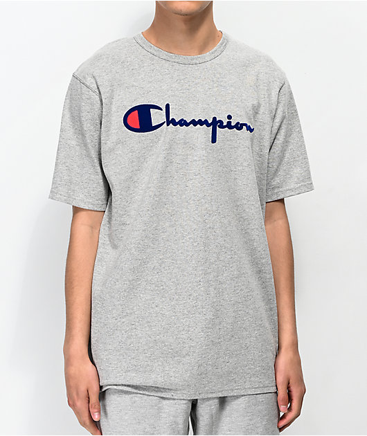 grey champion shirt