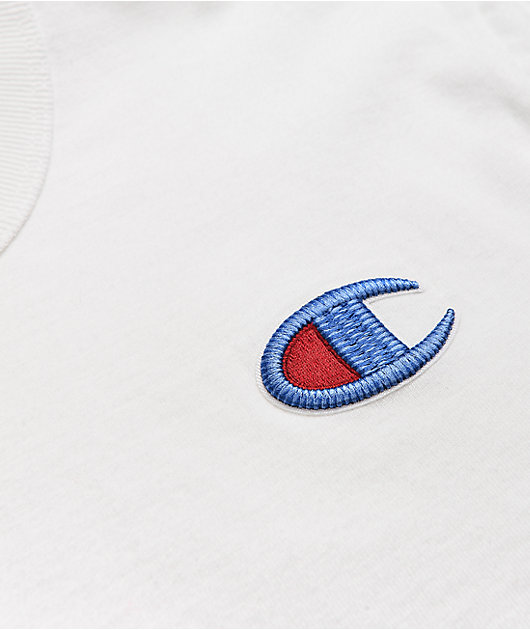 Champion Floss Stitch C White T-Shirt