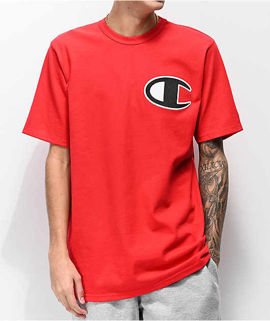 large red t shirt