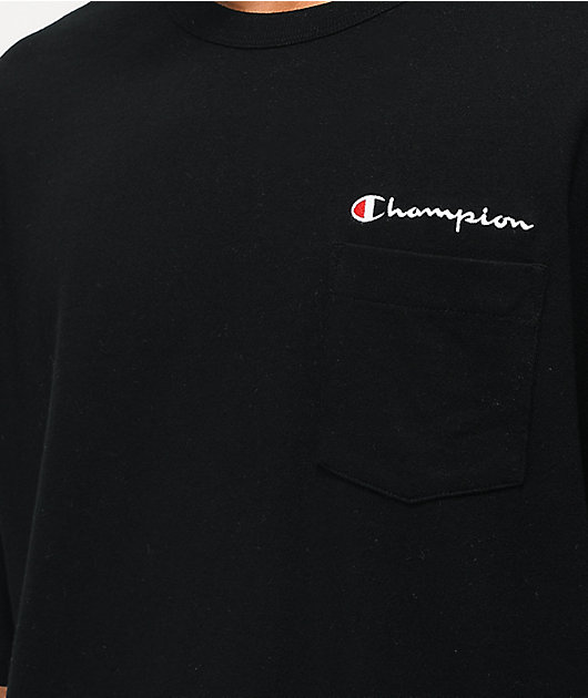 Champion Heritage Black Pocket T-Shirt