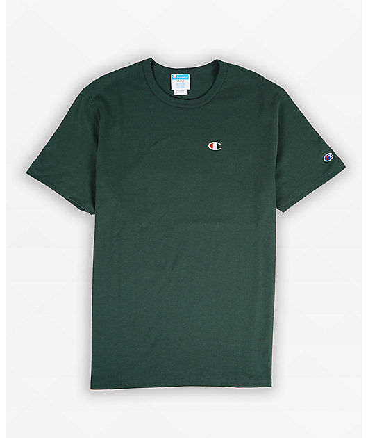 Champion Heritage Embroidered Dark Green T-Shirt