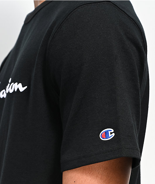 champion heritage embroidered script