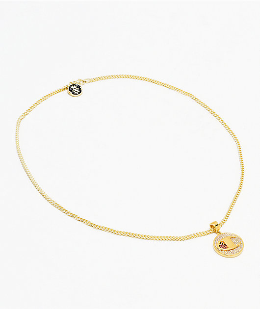 Champion Heritage Medallion Gold Necklace Zumiez