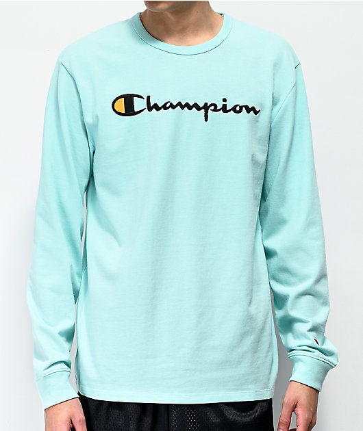 Teal champion long sleeve Clearance