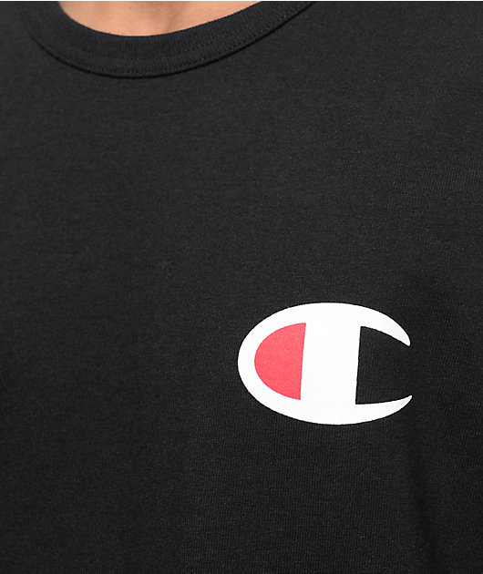 Champion Heritage Patriotic C Black T-Shirt