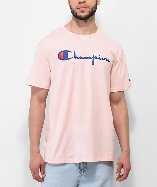 Champion Heritage Pink T-Shirt | Zumiez