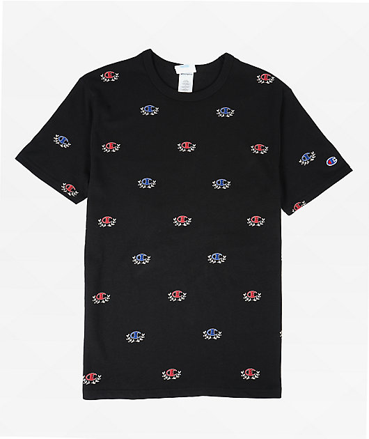 Champion Heritage Sketch Black T Shirt Zumiez