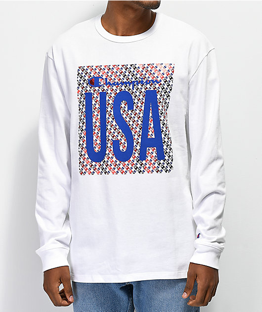 Champion usa long sleeve clearance