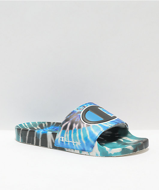 blue champion sandals