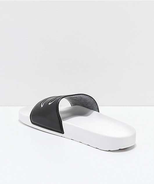 champion slides black and white