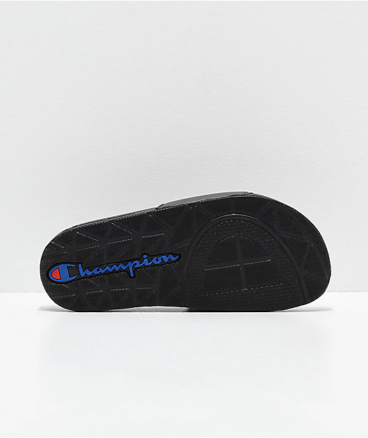 Champion IPO Black Slide Sandals
