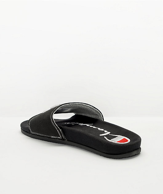 Champion IPO Squish Raw Black Slide Sandals