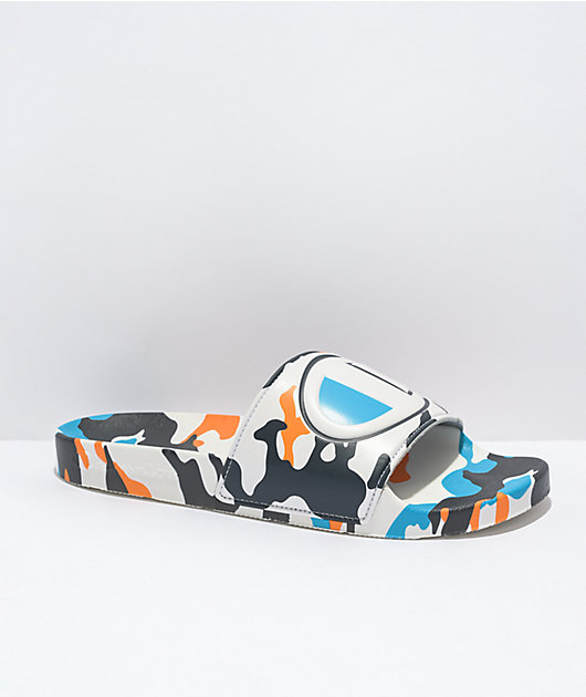 Blue champion sandals on sale