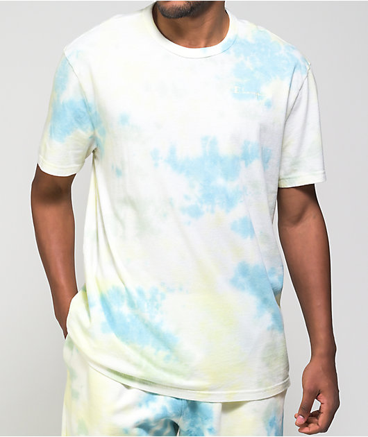 Champion Jade & Yellow Sun Wash camiseta