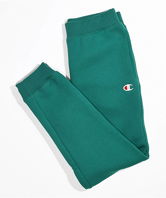 blue green joggers