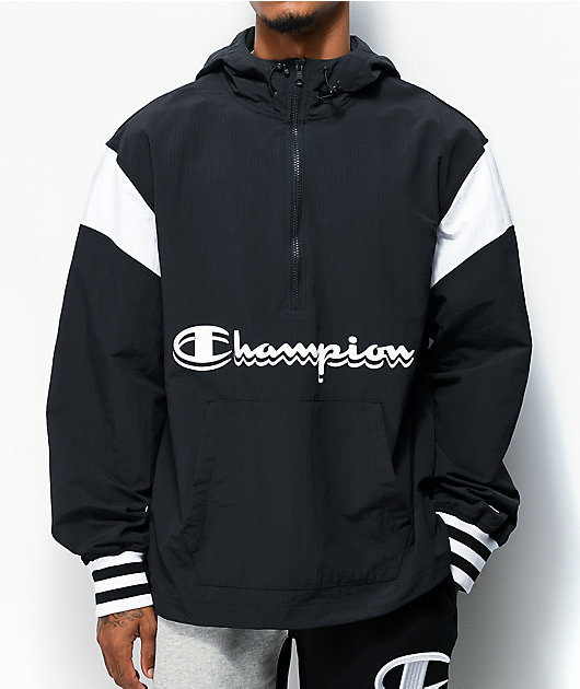 champion pull over jacket