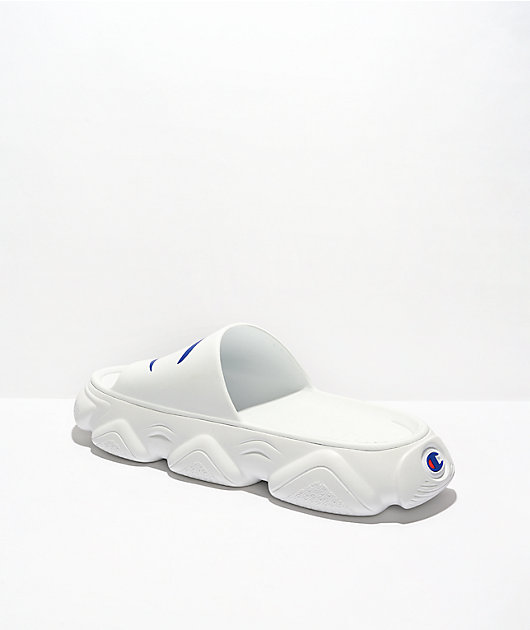 Champion Mellow Squish White Slide Sandals