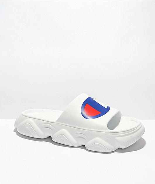 Champion Mellow Squish White Slide Sandals Zumiez