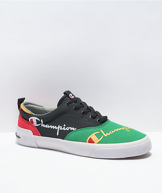 Champion Men's Swipe Colorblock Black & Multi Shoes | Zumiez