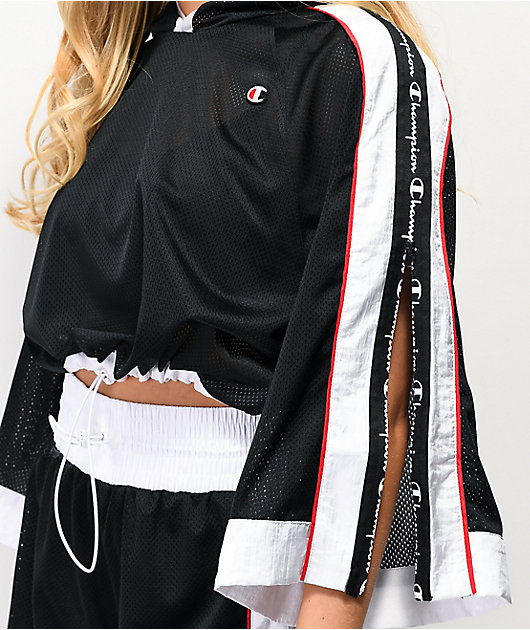 champion mesh hoodie