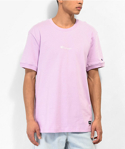 Champion Mid Weight Purple T Shirt Zumiez