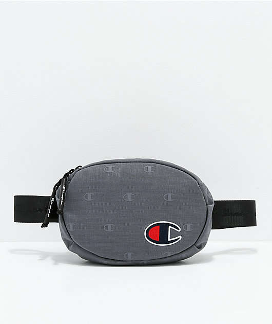 champion fanny pack gray