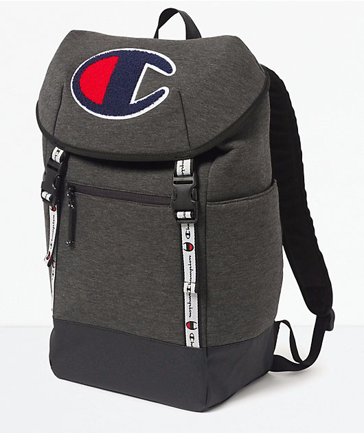 champion top load backpack black