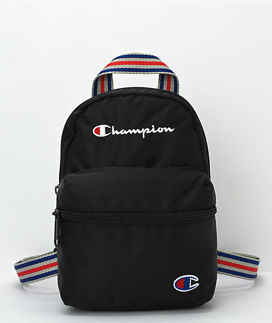 Convertible Black Mini Backpack
