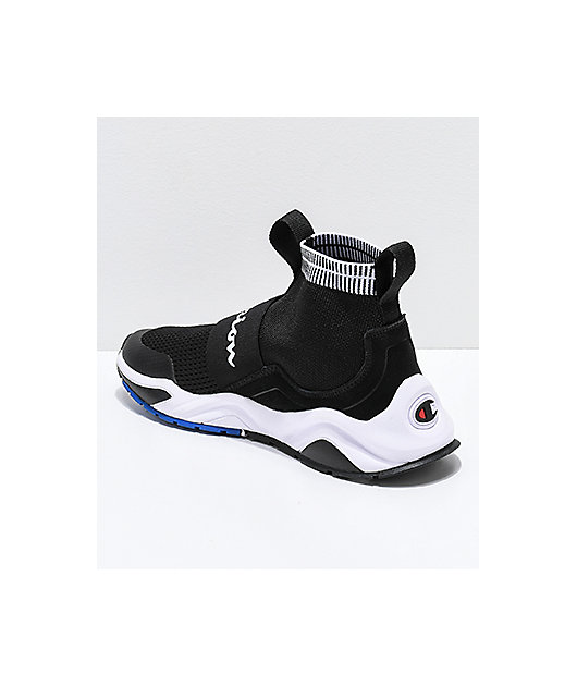 Champion men's rally pro sales black & white shoes