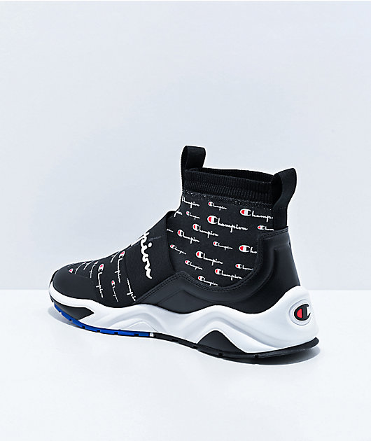 Champion Rally Script Black White Shoes Zumiez