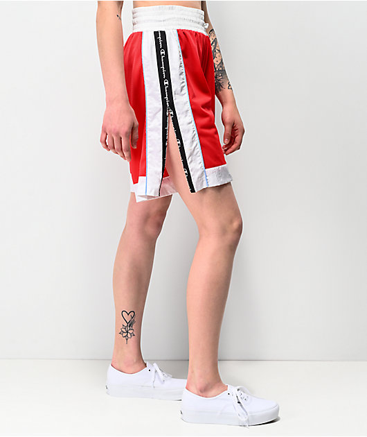 white champion basketball shorts