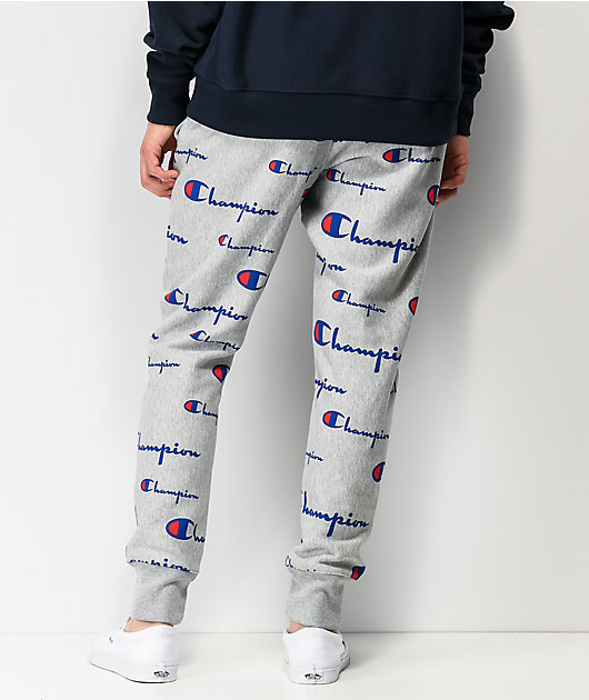 champion sweatpants oxford grey