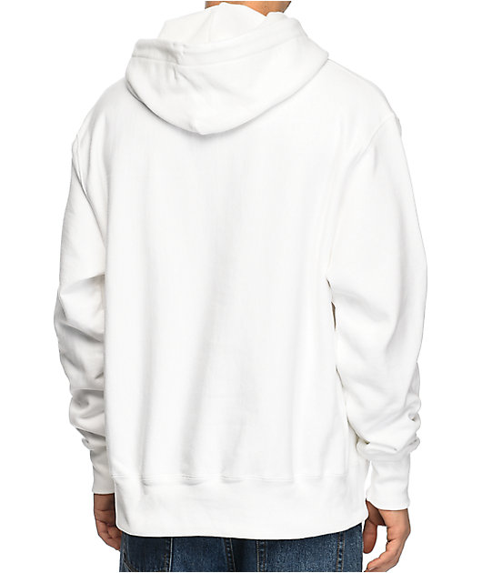 champions white hoodie