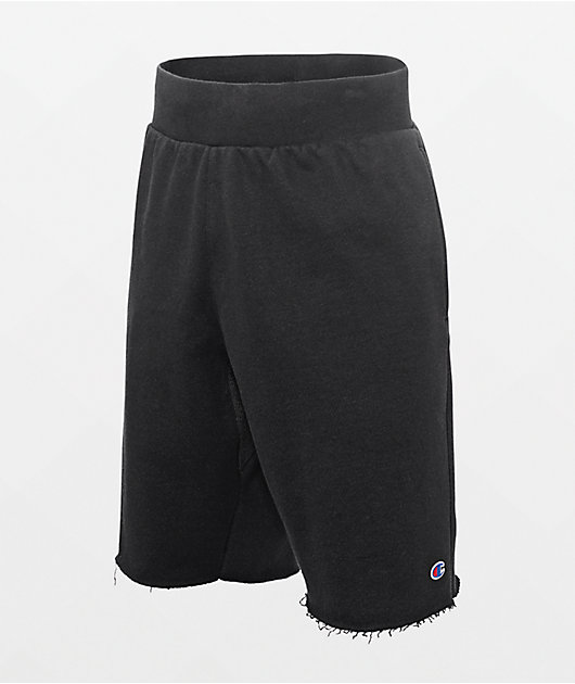 Champion Reverse Weave Black Sweat Shorts