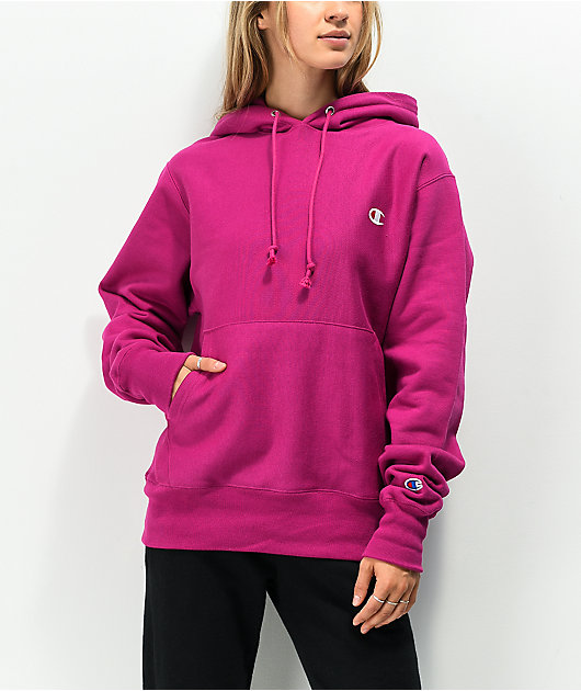 Champion reverse weave hoodie fashion pink