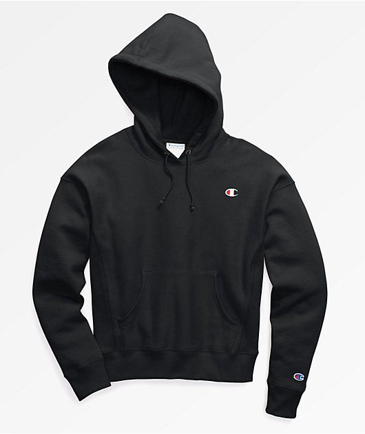 c logo reverse weave hoodie