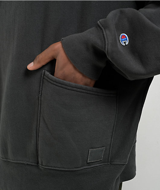 90s Champion Reverse Weave Black | Strato