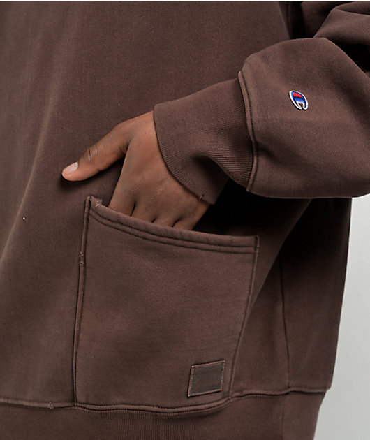 Champion Reverse Weave Crossover Warm Chocolate Brown