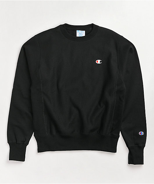 champion black sweater