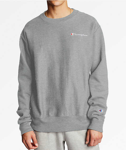 champion small script crew sweatshirt